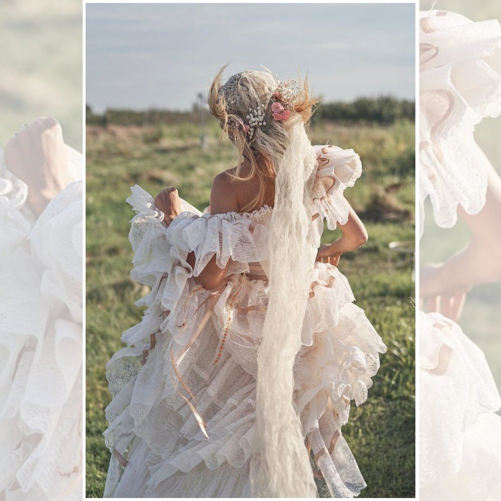 LoveShackFancy LIMITED EDITION RARE Fabia Wedding Dress Gown - Picture 6 of 16